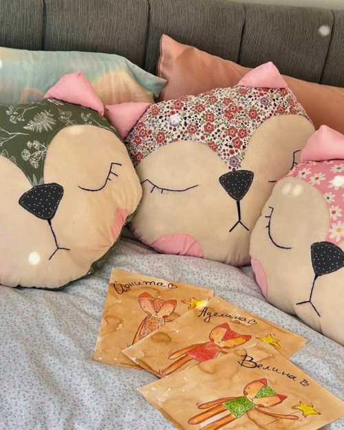 Slaapkatje-kussen